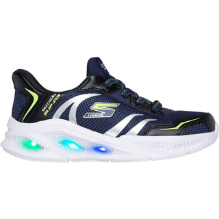 Skechers Meteor-Lights Brisk-Beams Kids Trainers