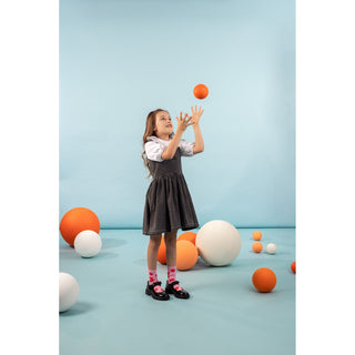 Hush Puppies Astrid Bow Patent Girls School Shoes