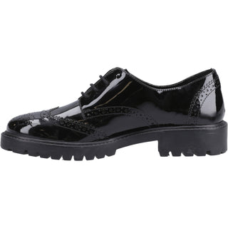 Hush Puppies Athena Patent Girls School Shoes