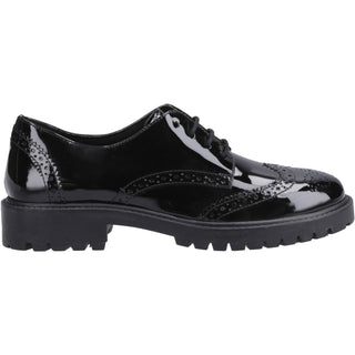 Hush Puppies Athena Patent Girls School Shoes