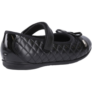 Hush Puppies Lottie Quilt Girls Ballerina School Shoes