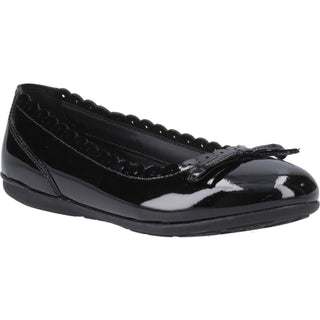 Hush Puppies Lillie Girls Ballerina School Shoes