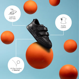 Hush Puppies Daxton Kids School Shoes
