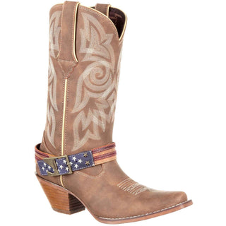Durango Crush Womens Flag Cowboy Boots