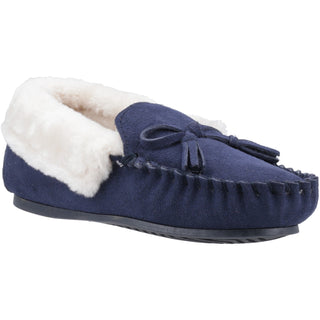 Hush Puppies Agnes Womens Fur Slippers
