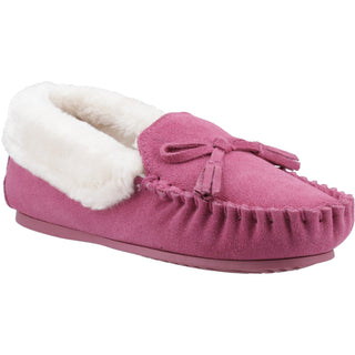 Hush Puppies Agnes Womens Fur Slippers