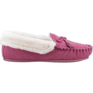 Hush Puppies Agnes Womens Fur Slippers