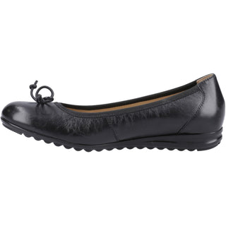 Hush Puppies Lucille Bow Womens Ballerina Shoes