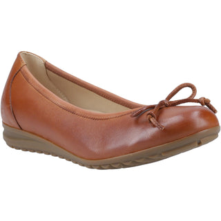 Hush Puppies Lucille Bow Womens Ballerina Shoes