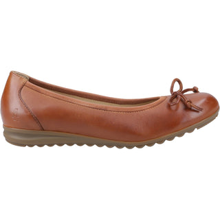 Hush Puppies Lucille Bow Womens Ballerina Shoes