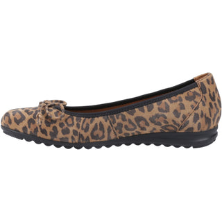 Hush Puppies Lucille Bow Womens Ballerina Shoes
