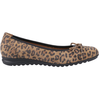 Hush Puppies Lucille Bow Womens Ballerina Shoes