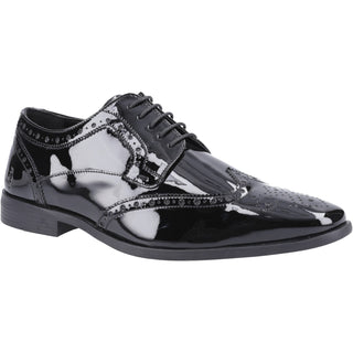 Hush Puppies Elliot Mens Brogue Patent Shoes