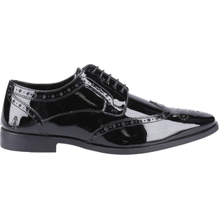 Hush Puppies Elliot Mens Brogue Patent Shoes