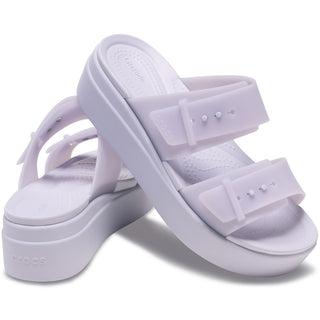 Crocs Brooklyn Buckle Womens Wedge Sandals