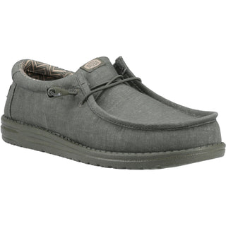 HEYDUDE Wally Stretch Canvas Mens Slip On Shoes