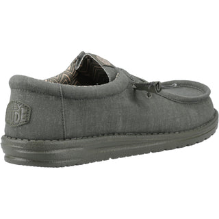HEYDUDE Wally Stretch Canvas Mens Slip On Shoes