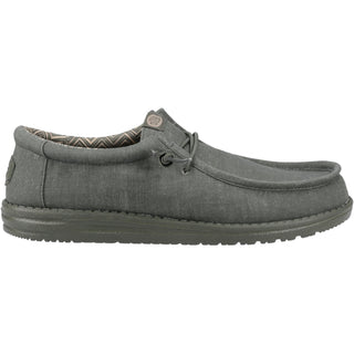 HEYDUDE Wally Stretch Canvas Mens Slip On Shoes