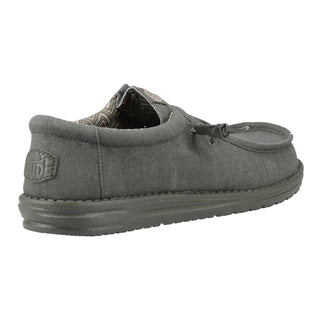 HEYDUDE Wally Stretch Canvas Mens Slip On Shoes