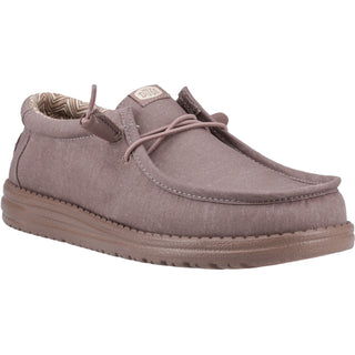HEYDUDE Wally Stretch Canvas Mens Slip On Shoes