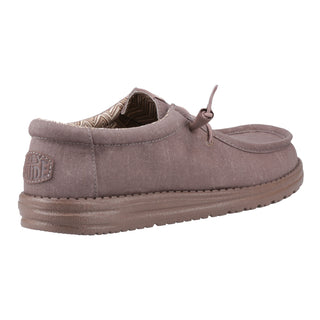 HEYDUDE Wally Stretch Canvas Mens Slip On Shoes