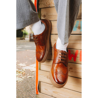 Base London Clapton Mens Brogue Trainers
