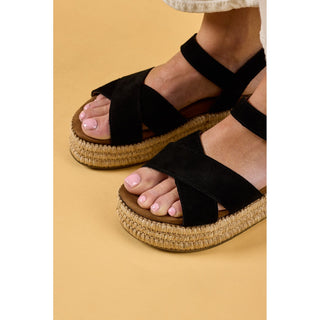 Hush Puppies Rosa Rafia Womens Sandals
