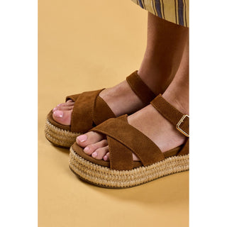 Hush Puppies Rosa Rafia Womens Sandals