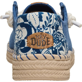 HEYDUDE Wendy Espadrille Hibiscus Womens Casual Shoes