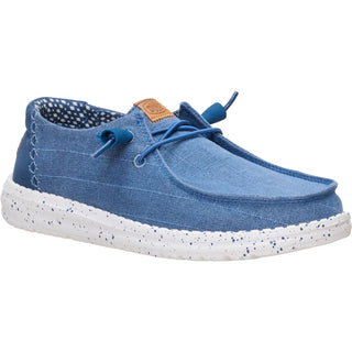 HEYDUDE Wendy Chambray Grid Womens Shoes