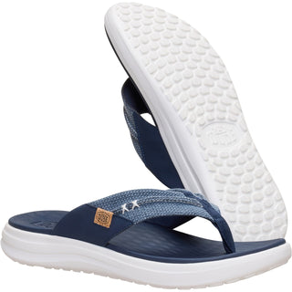HEYDUDE Finn Flip Braided Mens Flip Flops