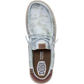HEYDUDE Wally Washed Palm Mens Shoes