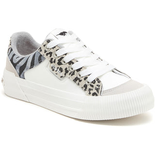 Rocket Dog Cheery Blocked Animal Womens Canvas Trainer Shoes
