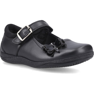 Hush Puppies Julie Ballerina Girls School Shoes