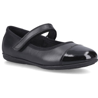 Hush Puppies Lottie Girls Ballerina School Shoes