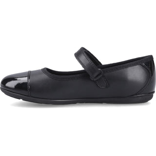 Hush Puppies Lottie Girls Ballerina School Shoes