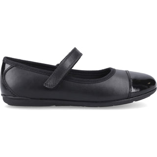 Hush Puppies Lottie Girls Ballerina School Shoes