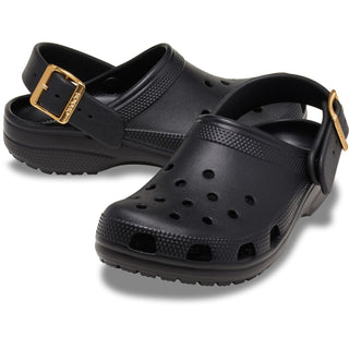 Crocs Classic Metallic Buckle Womens Clogs