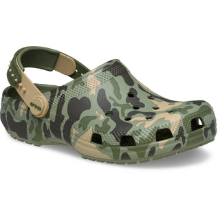 Crocs Classic Strap-Back Camo Kids Clogs