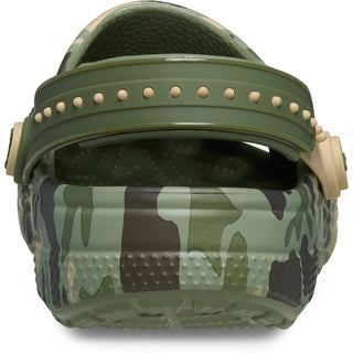 Crocs Classic Strap-Back Camo Kids Clogs