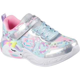 Skechers Unicorn Dreams Heart Sparkles Girls Trainers