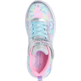 Skechers Unicorn Dreams Heart Sparkles Girls Trainers