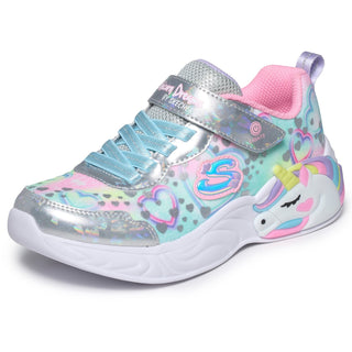 Skechers Unicorn Dreams Heart Sparkles Girls Trainers