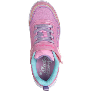 Skechers Heart Lights Bubble Love Girls Trainers