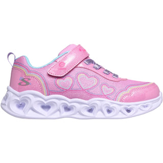 Skechers Heart Lights Bubble Love Girls Trainers