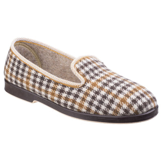 GBS Everett Check Mens Slippers