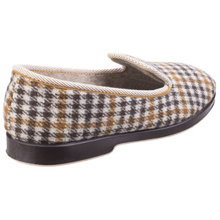 GBS Everett Check Mens Slippers