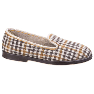 GBS Everett Check Mens Slippers