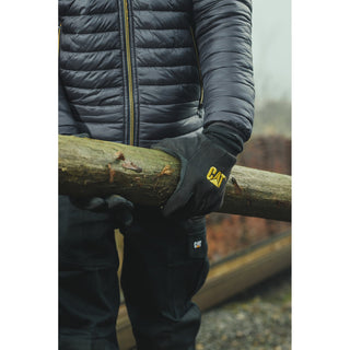 Caterpillar Jersey Dotted Mens Work Gloves
