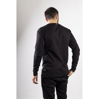 Caterpillar Trademark Banner Long Sleeve Mens T-Shirt